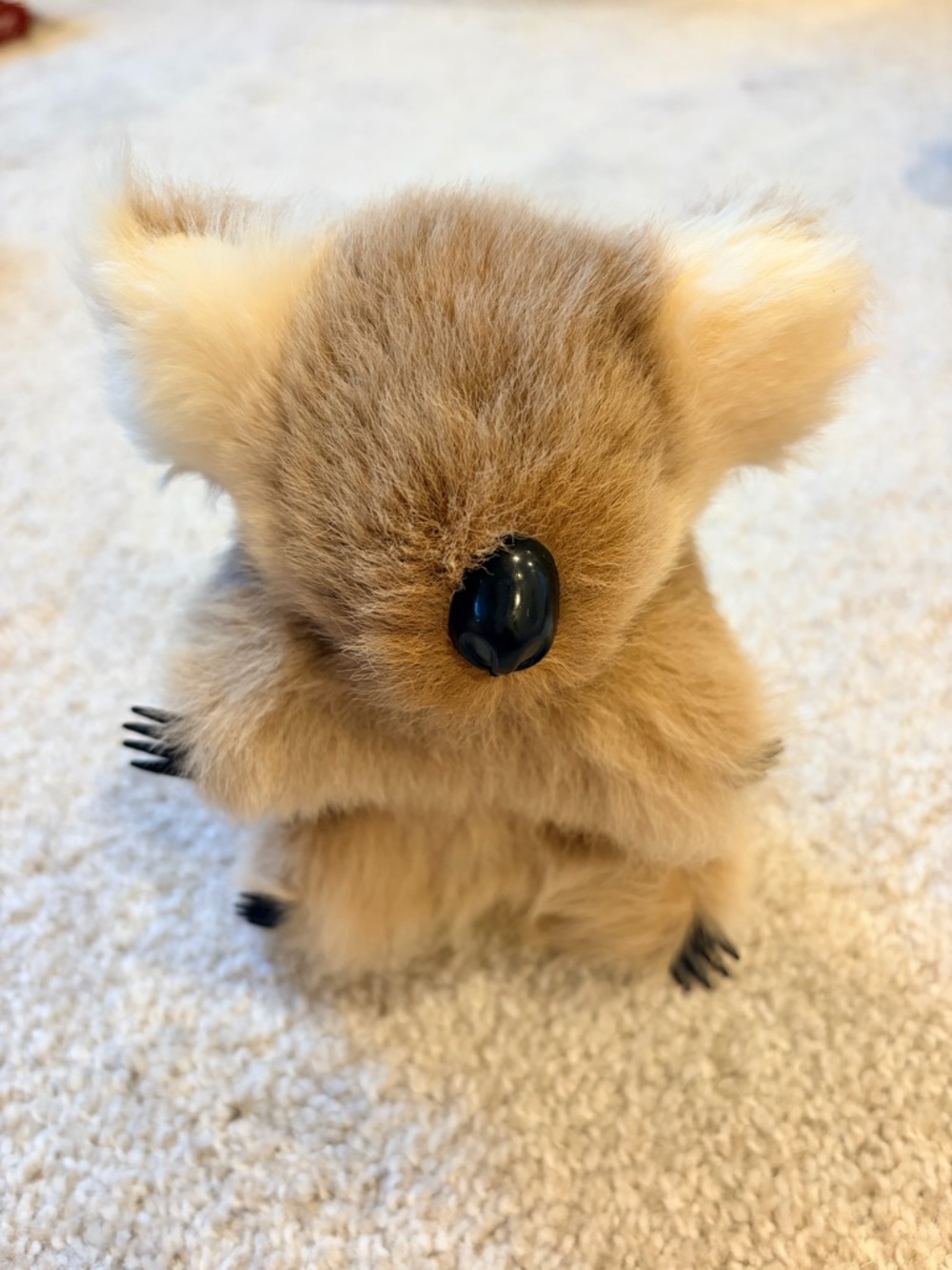 Vintage Koala Wind Up Music Box - Stuffed Animal